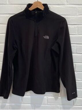 The North Face Black Half-Zip Fleece Pullover